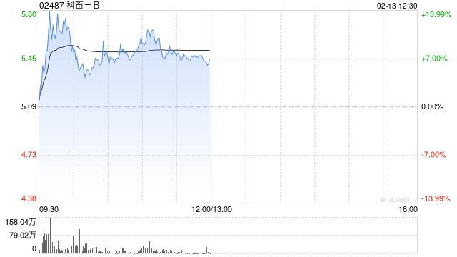 科笛-B午前涨超6% 机构称短期毛发及妆品增势驱动收入增长